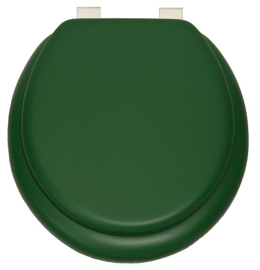 Cush'n Soft Forest Green Padded Toilet Seat