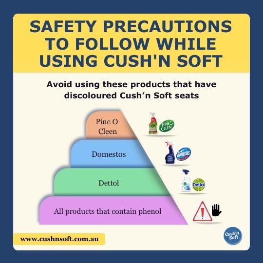 Safety Precautions to Follow while Using Cush'n Soft