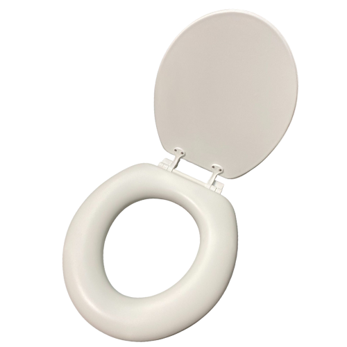 Cush'n Soft White Padded Toilet Seat