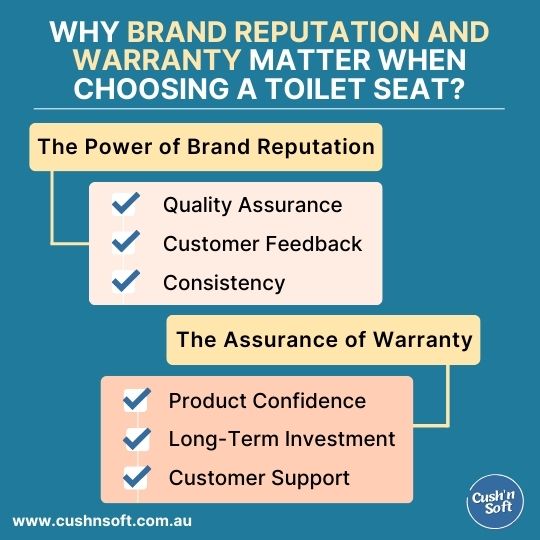The Importance of Brand Reputation and Warranty when choosing a toilet seat