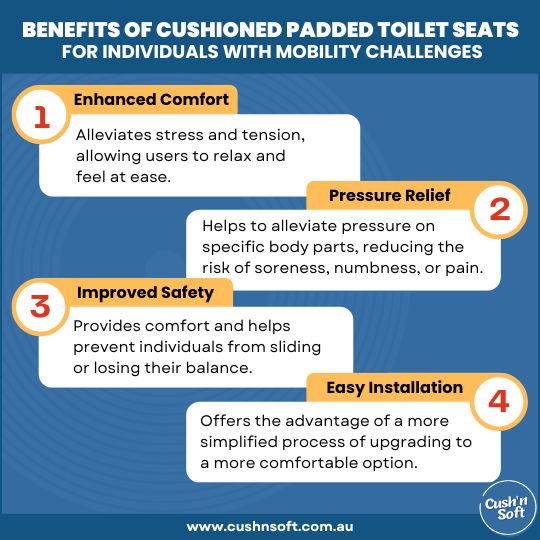 Benefits of Cushioned Padded Toilet Seats for Individuals with Mobility Challenges