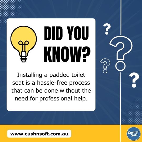 Fact about Installing a Padded Toilet Seat