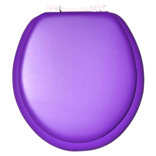 Purple Padded Toilet Seat